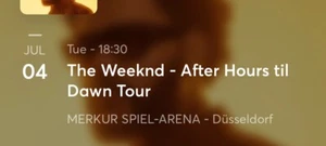 The Weeknd - After Hours til Dawn Tour Dienstag, 04. Juli 2023 sitze nebeneinand - Bild 1 von 1
