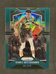 Giannis Antetokounmpo 2019-20 Panini Prizm - Green Prizm #152 - Picture 1 of 2