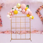Balloon, Tulle Cloth Arch Stand Gold Metal Frame For Wedding Birthday Parties