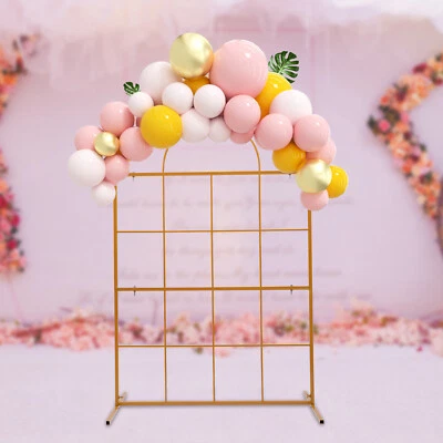 3.9*1.97*6.6ft Balloons, Tulle Cloth Arch Stand Birthday Parties Arch Stand - Image 1 of 4