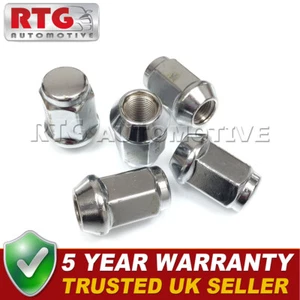 5x Wheel Nuts For Subaru XV 2012 On (Alloy Wheels) Silver - Picture 1 of 1