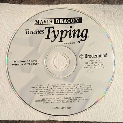 Mavis Beacon Teaches Typing Deluxe Version 15 CD Windows 98/Me/2000/XP - Image 1 of 2