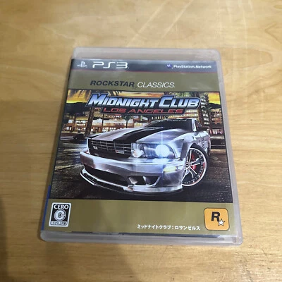 JAPANESE Playstation 3 PS3 NTSC-J- Midnight Club Los Angeles Rockstar Classics - Image 1 of 4