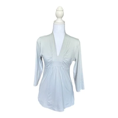 Top Patagonia Respite Empire Cintura Gris Claro Mangas 3/4 Para Mujer’s M Foto 1 de 4