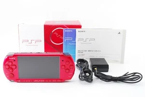Sony PSP 3000 Radiant Red Konsole Handheld-System mit Box und Ladegerät [Top] - Bild 1 von 12