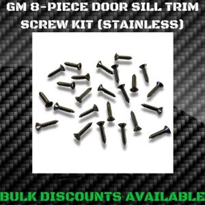 1960+ Blazer Tahoe CK 1500 Interior Door Sill Plate Trim Panel Screws STAINLESS - Picture 1 of 2
