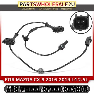 Front Driver / Passenger Side ABS Wheel Speed Sensor for Mazda CX-9 2016-2019 - Image 1 of 4