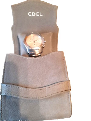 CRONÓGRAFO EBEL CLASSIC WAVE 7 MANECILLAS - RELOJ EJECUTIVO CABALLERO MUY RARO Foto 1 de 4