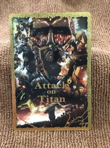 Tarjeta de oblea Attack on Titan Eren Levi No. 24 Colección Juguete de Personajes 2014 Japón - Imagen 1 de 12