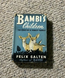 1939 Hardcover Buch Bambis Kinder von Felix Salten Bobbs = Merrill Co. - Bild 1 von 5