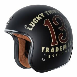 New TORC T50 Open Face 3/4 Motorcycle Helmet DOT Cafe Racer Retro Vintage
