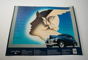 Concours d'Elegance Poster (PSTR-49) Capital Sacramento Car Show 1989 Mercury 50 - Picture 1 of 6