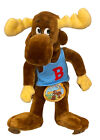 1985 Bullwinkle Grippits Plush Toy The 24k Co Mighty Star 12" Vintage W/Tag!