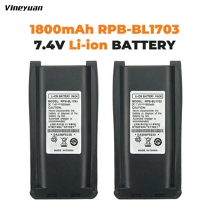 2PC Akumulator litowo-jonowy BL1703 do radia HYT TC-700 TC-700U TC-700P TC-780 TC-780M - Zdjęcie 1 z 12