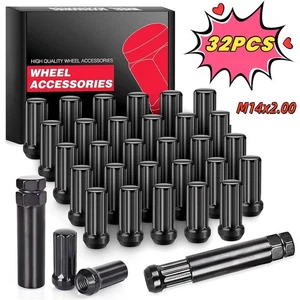 32PCS M14x2.0 Closed Spline Forged Tuner Lug Nuts For Ford F-250/350 Super Duty - Picture 1 of 10