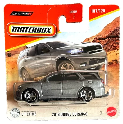Matchbox 2018 Dodge Durango 107/125 2025 1:64 Modellauto Spielzeug SUV Anhänger - Bild 1 von 4