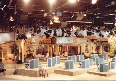 2 vtg color photos Heritage USA tv television studio Fort Mill South Carolina - Image 1 of 2