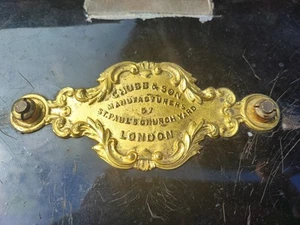 Antique Vintage CHUBB & SON Safe Cash Safety Deposit Box Lock Her Majesty London - Picture 1 of 14