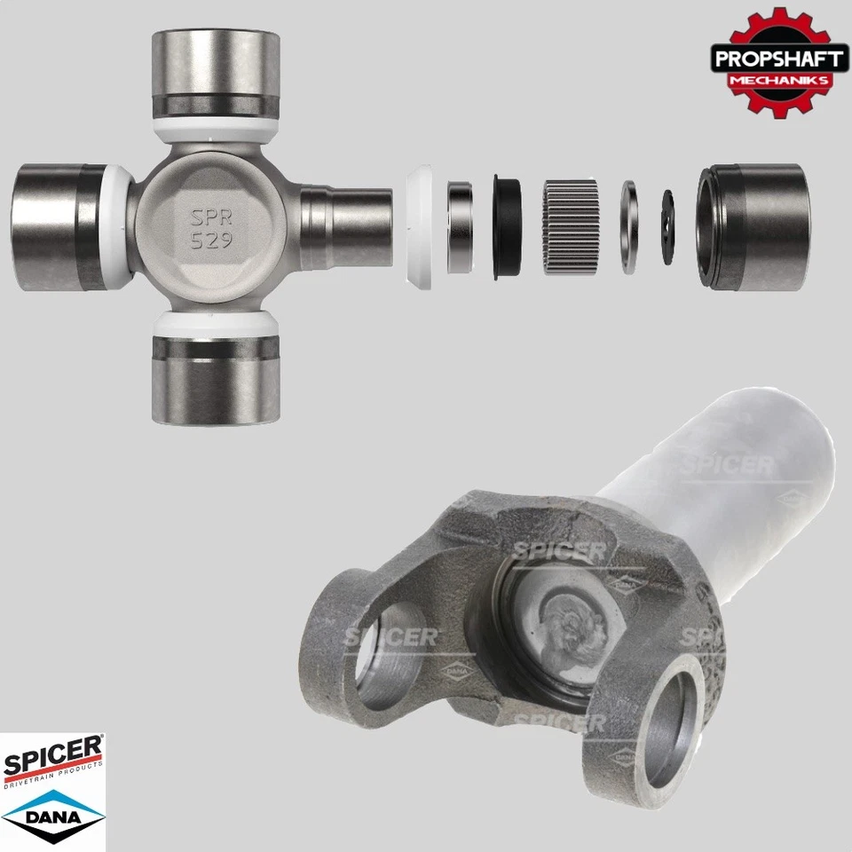 Eje de transmisión Spicer junta en U 5-1310X y 2-3-15961X transmisión yugo deslizante 30/32 Spl Foto 1 de 3