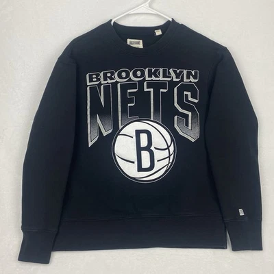Tailgate Brooklyn Nets Sweater Adult Medium Black Sweatshirt NBA Pullover - Image 1 of 4