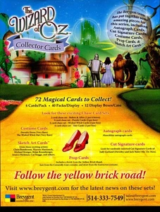 The Wizard of Oz Trading Card Dealer Sell Sheet Sale Ad Breygent 2006 - Bild 1 von 1