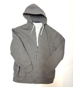 Polo Ralph Lauren grauer Kapuzenpullover mit Reißverschluss Herren 2xl groß gebraucht sauber - Bild 1 von 5