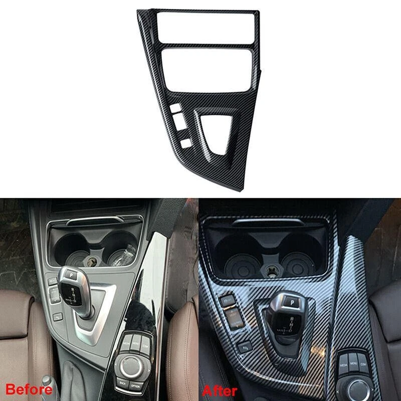 Cubierta del panel de cambio de marchas estilo fibra de carbono para BMW F32 F33 F36 420i 2016-2019 Foto 1 de 1