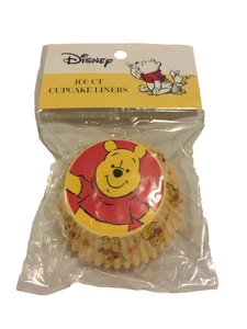 Forros para cupcakes novedosos Disney Winnie the Pooh 100 unidades nuevos en paquete - Imagen 1 de 4