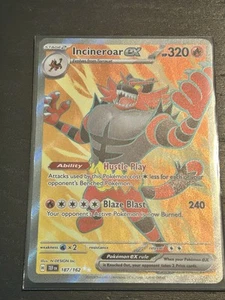 Incineroar EX 187/162SV05: Temporal Forces Holo Card Near Mint Condition - Picture 1 of 7