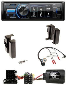 JVC Bluetooth Lenkrad USB DAB Autoradio für Audi A4 B5 bis 99 A6 C4 bis 97 A8 D2 - Bild 1 von 11