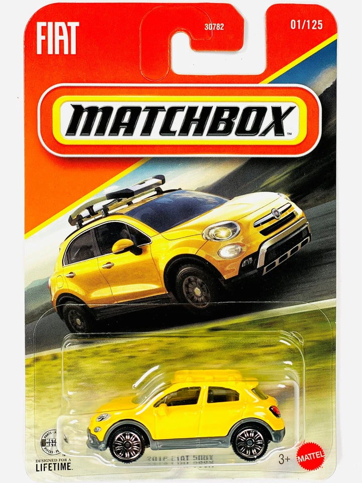 2016 Fiat 500X 2026 Basic Case A 1:64 Scale Diecast Model Car by Matchbox JHM65 - Image 1 of 1