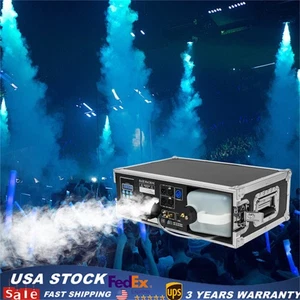 1500W Stage Mist Haze Machine 3.5L w/ Flight Case Package DJ Stage Effect Hazer - Picture 1 of 16
