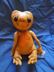 Vintage E.T. Extra Terrestrial 1982 Kamar Stofftier Plüsch Pleather Puppe 9 Zoll - Bild 1 von 6
