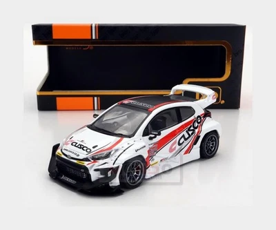 1:43 IXO Toyota Yaris Gr Pandem Cusco Version Rhd 2022 White Red Black MOC329.22 - Immagine 1 di 2