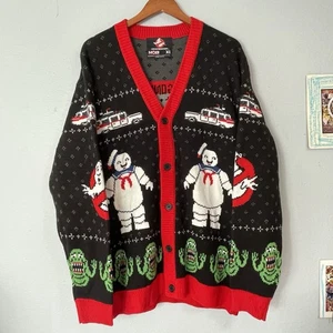 Ghostbusters Weihnachts Strickjacke Pullover Unisex XL Middle Of Beyond Selten - Bild 1 von 4