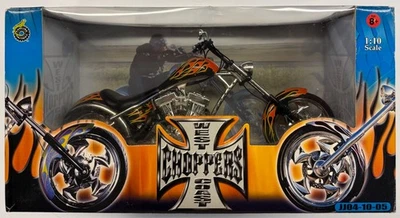 NEW! West Coast Choppers JJ04-10-05 Jesse James 1:10 Scale Replica Motorcycle - Image 1 of 4