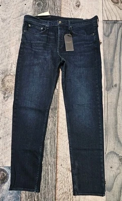 Rag & Bone New York Slim Fit 2 Men's Jeans Size 38x33 Bayview Color Mid-Rise NWT - Image 1 of 4