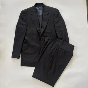 Vintage Hickey Freeman Collection Oakbrook ANZUG Jacke 41R Hose 36x29 WOLLE - Bild 1 von 16