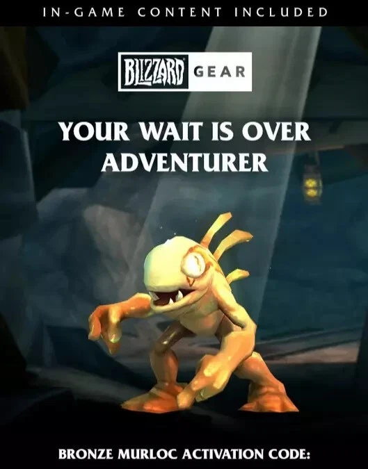 World of Warcraft WoW Bronze Murloc Pet Thrrrdgl