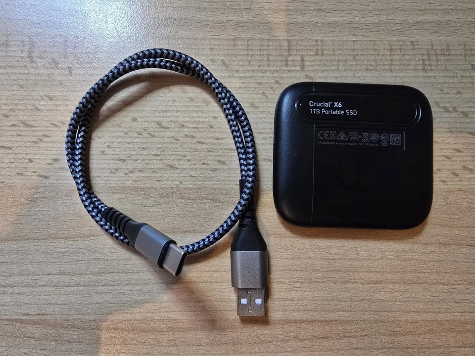 Crucial X6 1TB Portable SSD - Bild 1 von 1