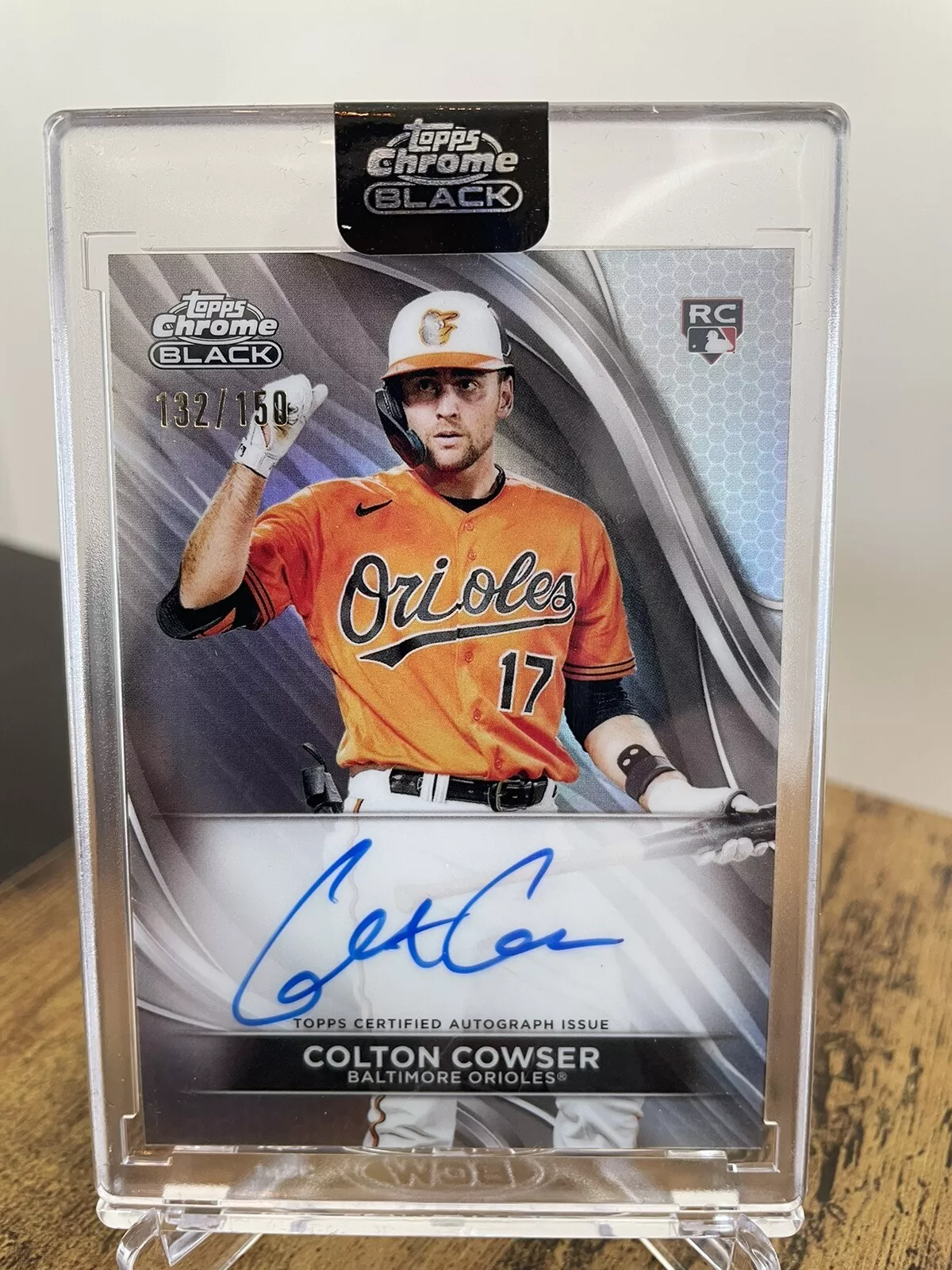 2024 Topps Chrome Black Colton Cowser Rookie Refractor Auto #/150 🔥