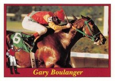 Gary Boulanger trading card (Horse Racing) 1995 Jockey Star #42