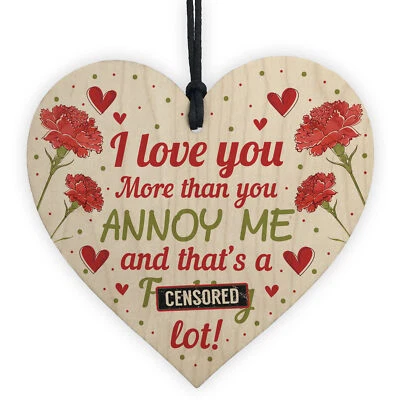 RED OCEAN Funny Anniversary Card For Husband Wife Birthday Gift For Boyfriend Girlfriend