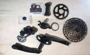 GRUPPO SRAM XX1 EAGLE GOLD GXP Press Fit TRIGGER 175mm - Cassetta GX10-50 1x12V - Foto 1 di 18