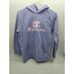 New Girl's Champion Drop Shadow Script Hoodie Size XL - Picture 1 of 3