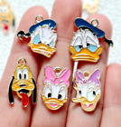 Lot Cartoon Donald Duck Daisy Duck Charm Pendant DIY Necklace Jewelry Making