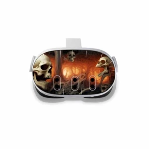 Calcomanía de piel de cráneo siniestra compatible con auriculares Meta Quest 3 calcomanía protectora - Imagen 1 de 4