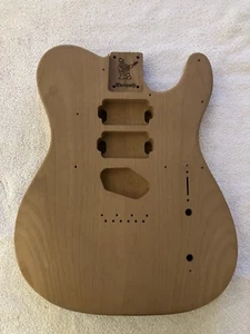 Warmoth Ultra Light 2lb 15oz! Chambered Roasted Alder Tele Body - Picture 1 of 12