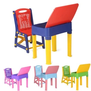 Children Study Table and chair set Kids Study Desk toddler chair furniture - Picture 1 of 10
