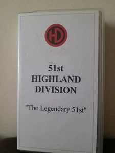 51st Highland Division "The Legendary 51st" VHS Video History 1908-1967 RARE - Imagen 1 de 5